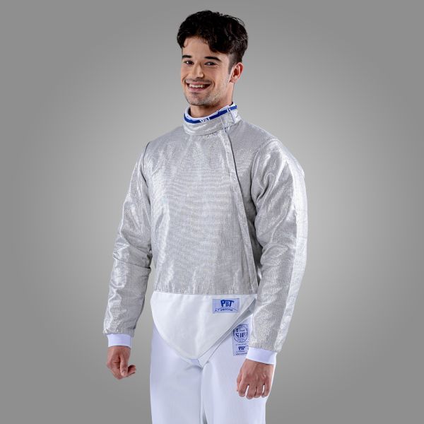 Electric sabre jacket INOX, washable for men